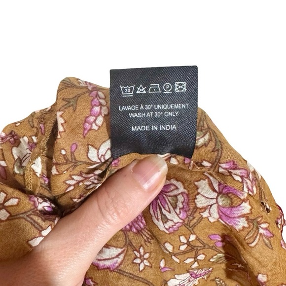 Isabel Marant Etoile Moxley Floral Embroidered Ruffle Blouse FR38/US6 - Picture 10 of 11